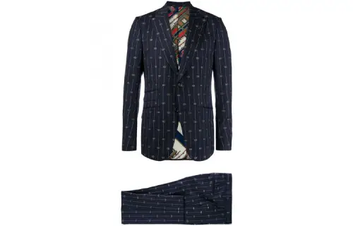 GUCCI Business Suits Men's Lapel Moderate