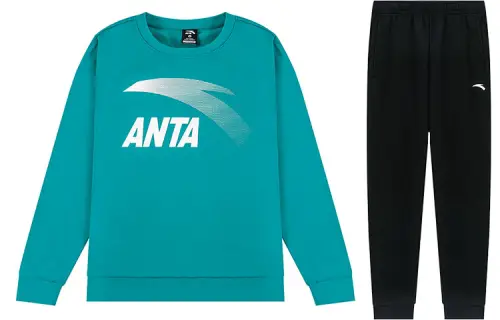 ANTA Life Collection Sweatshirt Sets Men's Crew Neck Moderate