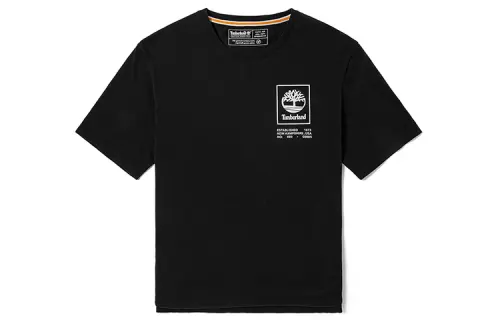 Timberland T Shirts Women's Black Crew Neck Moderate