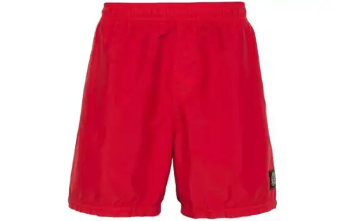 STONE ISLAND Casual Shorts Men's Red
