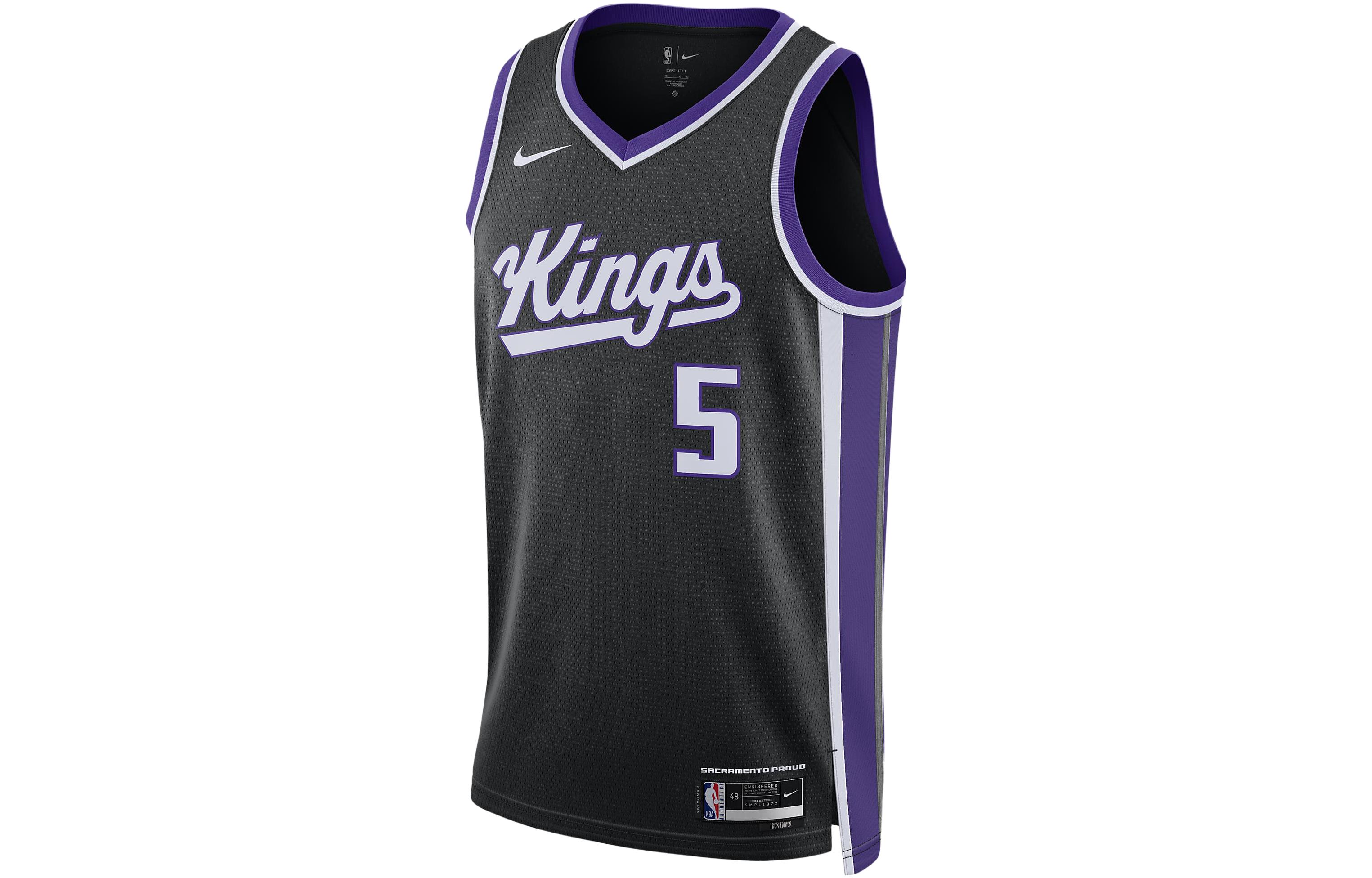 Nike De’Aaron Fox Sacramento Kings Icon Edition Nike Dri-FIT Nba Swingman Jersey