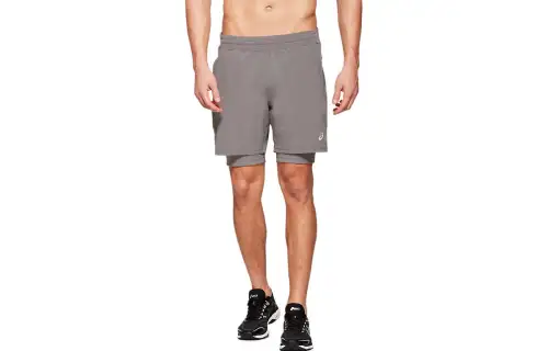 Asics Fietro 7in 2 N 1 Short Casual Shorts Men's Carbon