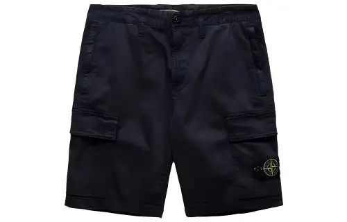 STONE ISLAND Casual Shorts Men's Dark Blue Moderate