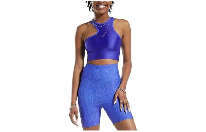 Reebok Tank Tops Women's Purple Halter Neck