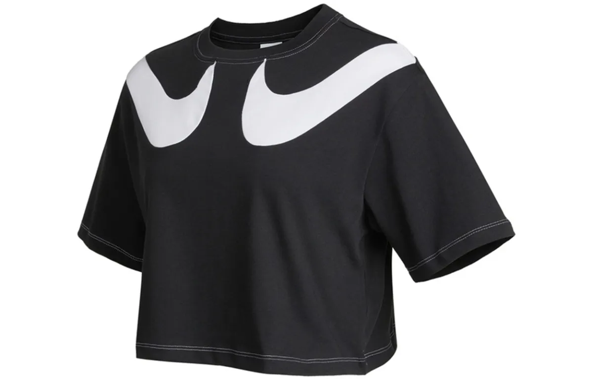 Nike Sportswear Swoosh Women's GX MOD CROP SS Black