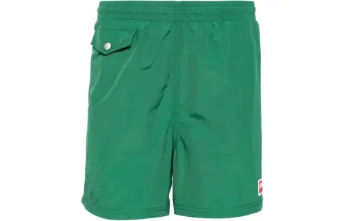 KENZO Logo Patch Swim Trunks
