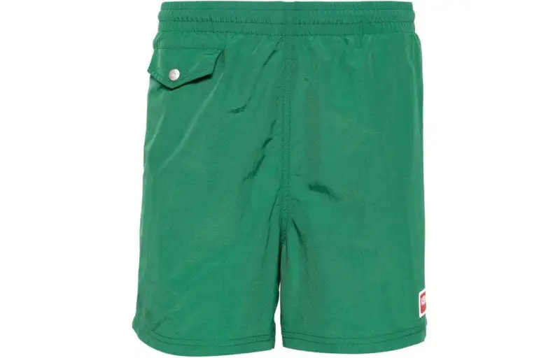 KENZO Logo Patch Swim Trunks