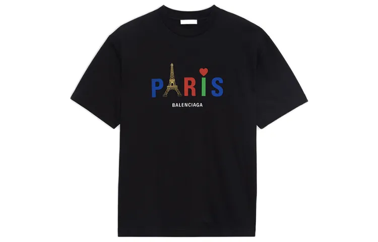 Balenciaga T Shirt Women's Black Regular Fit