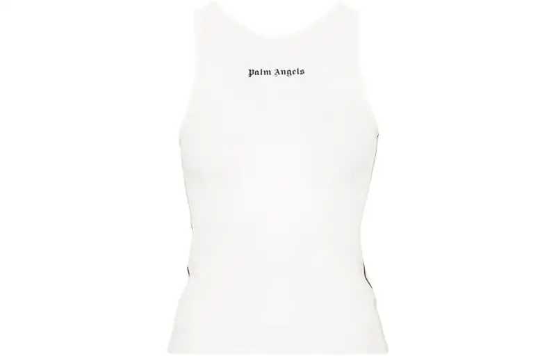 PALM ANGELS Logo Detailed Tank Top