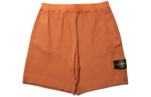 STONE ISLAND Casual Shorts Men's Orange