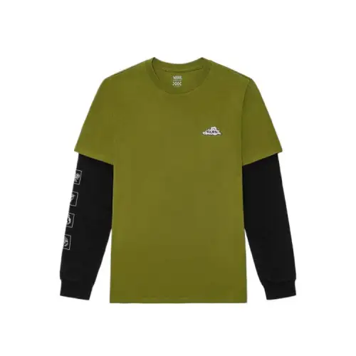 Vans TEE LS T Shirt Women's Army Green