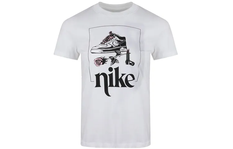 Nike Set in Sleeve T Shirt Women's White