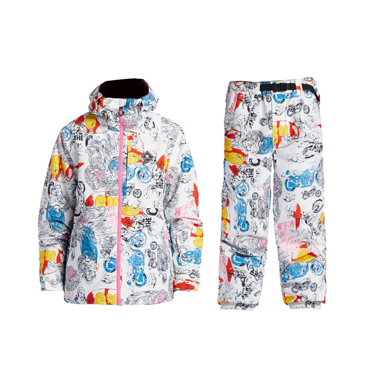 Dc shoes, travel waterproof lightweight keep warm ski ski suit, set for men and women