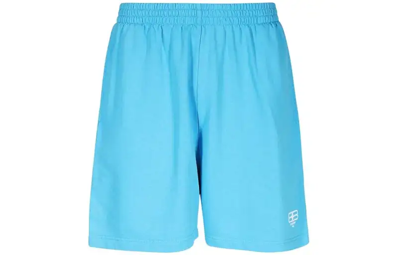 Balenciaga FW23 Casual Shorts Regular Fit Men's Blue
