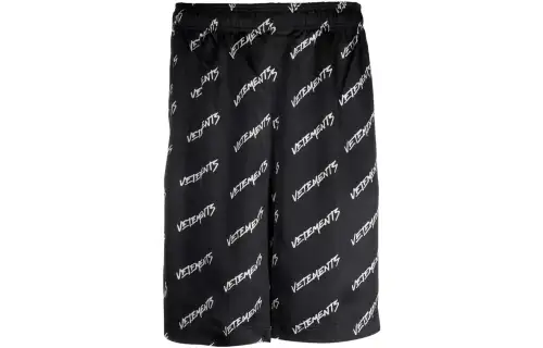 Vetements Sports Shorts Unisex Black