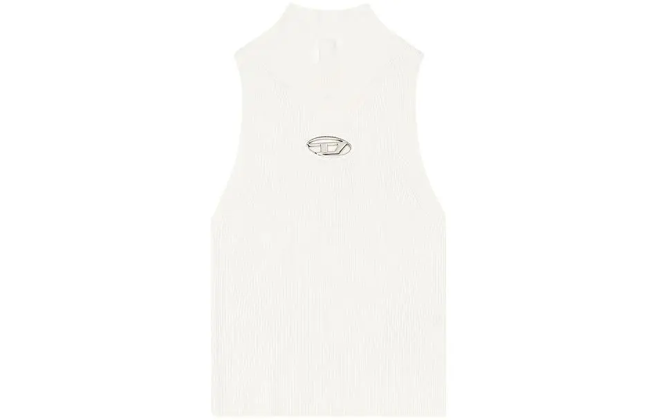 DIESEL Turtle Neck Top 'Ivory'