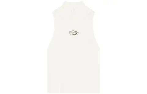 DIESEL Turtle Neck Top 'Ivory'
