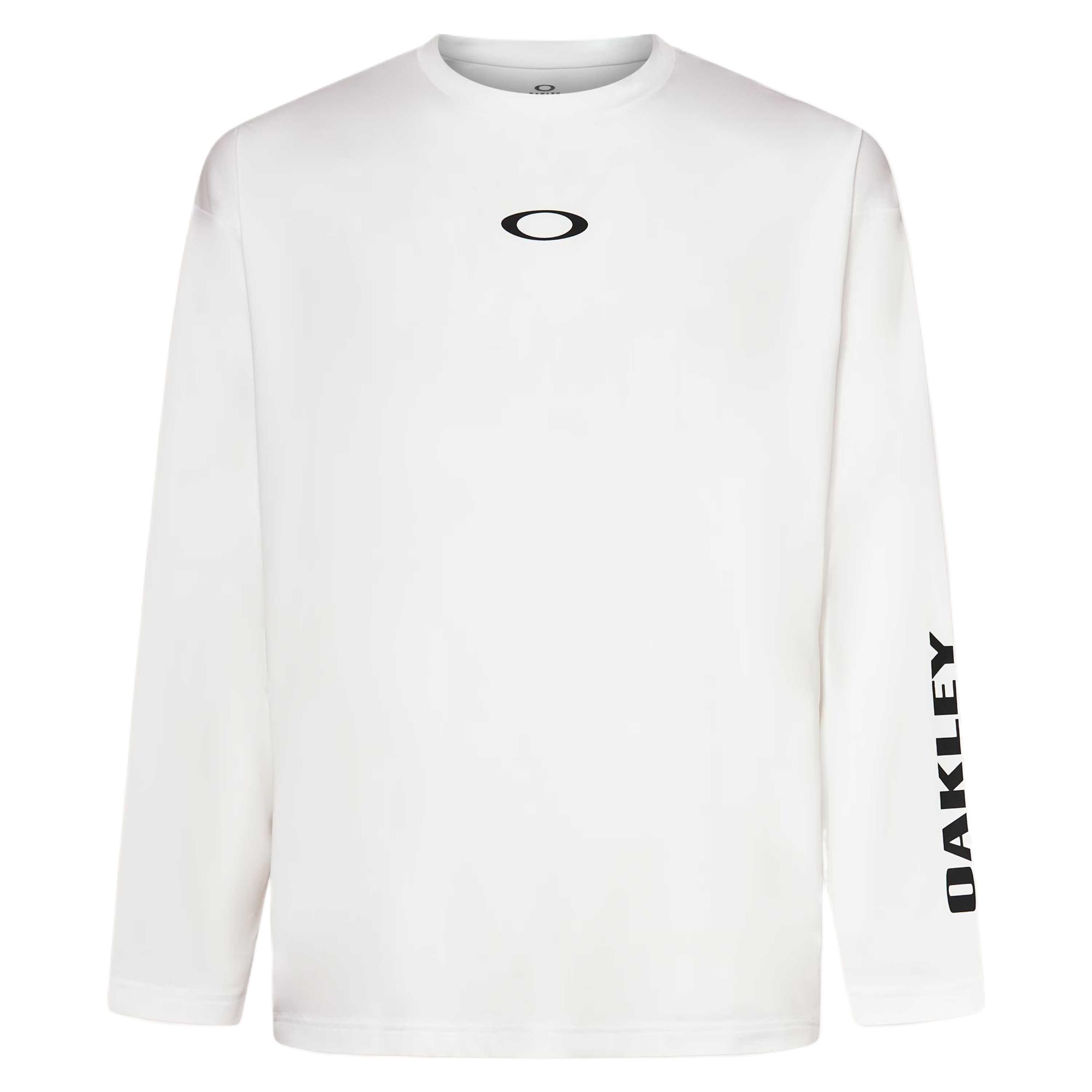 Мужская рубашка Oakley Enhance Qd LS TeeBold Evo4.0 (белая)