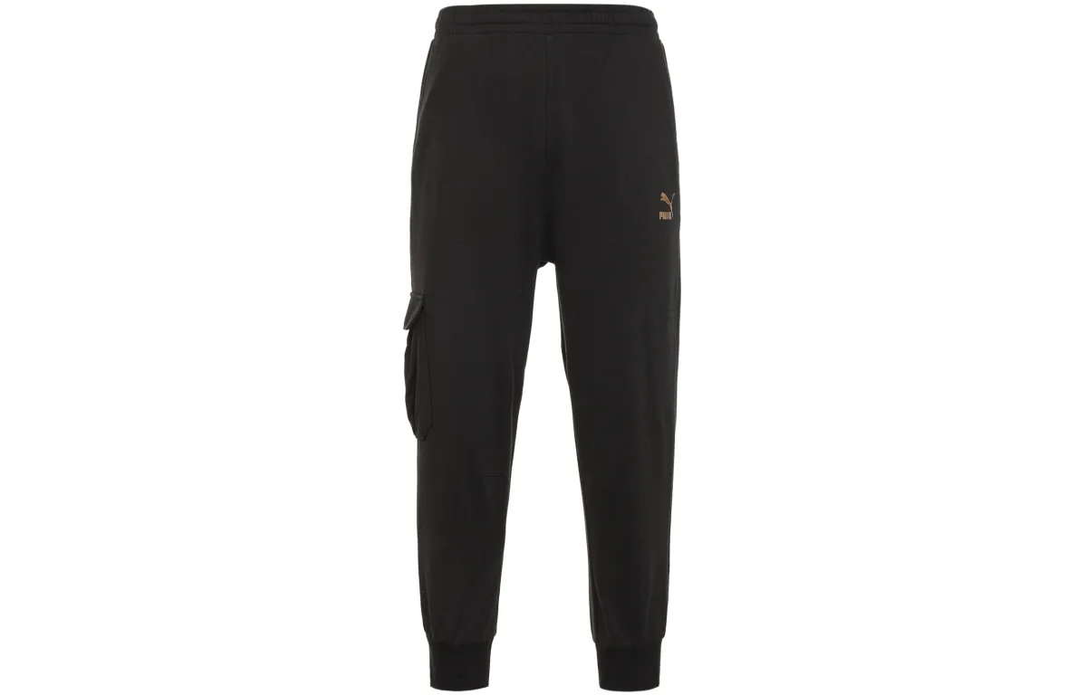 PUMA Sports Pants Men's Black Moderate