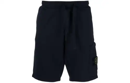 STONE ISLAND Casual Shorts Men's Black