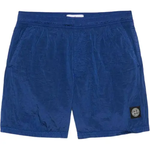 STONE ISLAND Compass Patch Swim Shorts