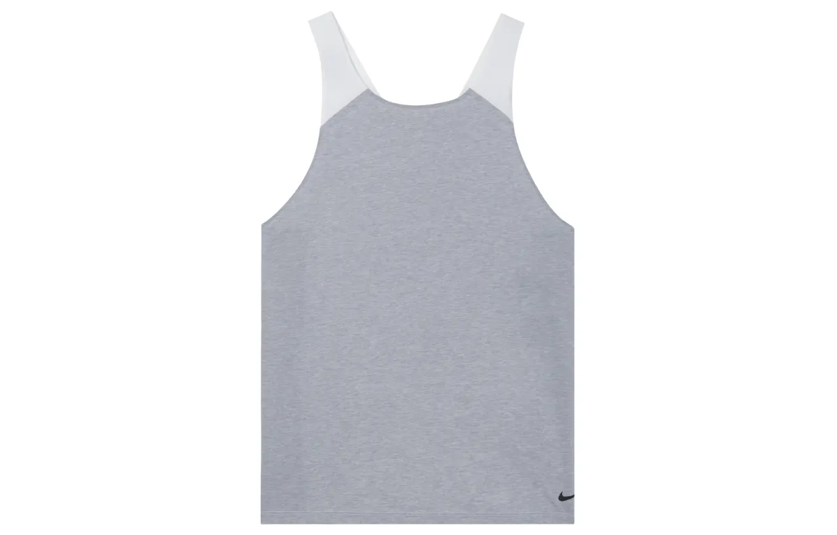 Nike Tank Tops Women's Gray Moderate Straight Fit
