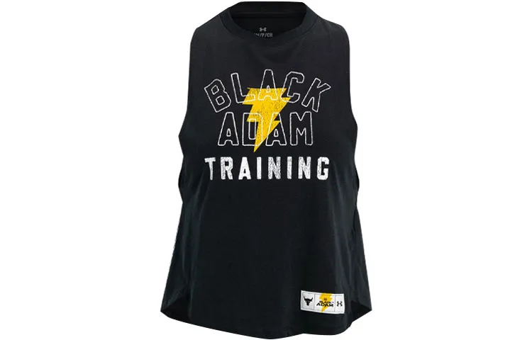 Under Armour Project Rock Tank Tops Women's Black Moderate Other