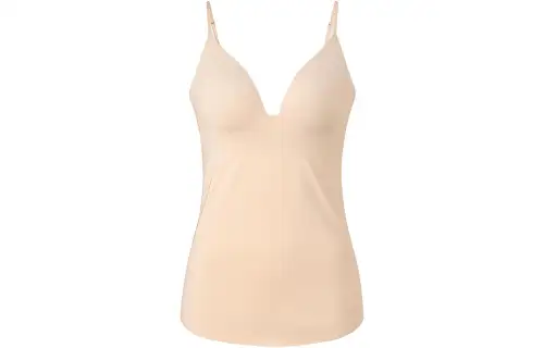 UNIQLO X MAME KUROGOUCHI UNIQLO X Mame Kurogouchi Tank Tops Women's Natural V Neck Moderate Straight Fit