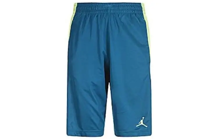 Jordan Basketball Shorts Men's Blue Moderate Straight Fit Pants