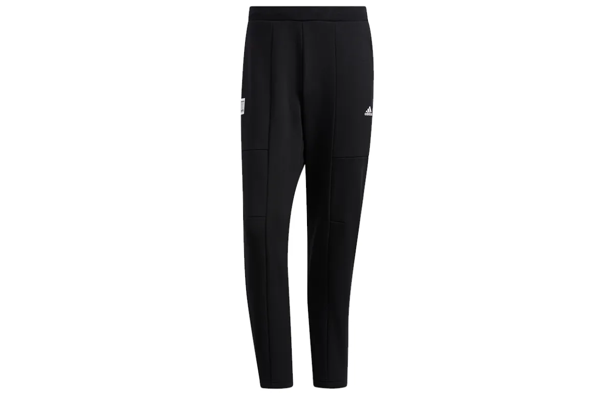 Adidas Sports Pants Men's Black Moderate Cuffed Pants