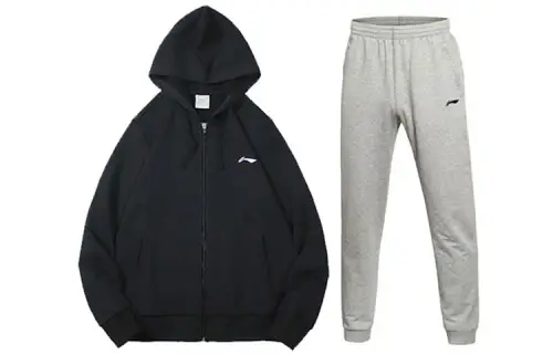 Li Ning Sweatshirt Sets Men's Hooded Moderate