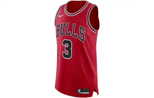 Nike NBA Player Edition Chicago Bulls Wade No. 3 Basketball Vest Men's Red