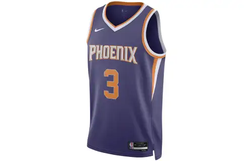 Nike NBA Phoenix Suns New York Knicks SW Fan Edition 22-23 Season Chris Paul No. 3 Retro Sports Quick Dry Breathable Basketball Vest Men's Purple