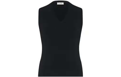 THE ROW Tank Tops Women's Black V Neck Moderate Other