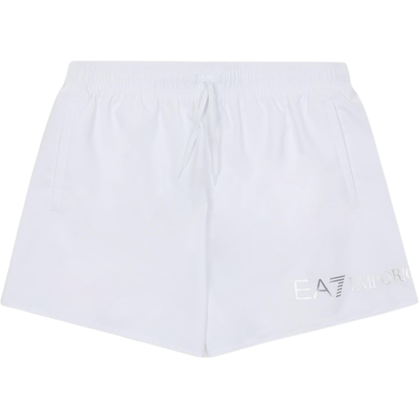 EMPORIO ARMANI EA7 Beach Shorts Men’s White