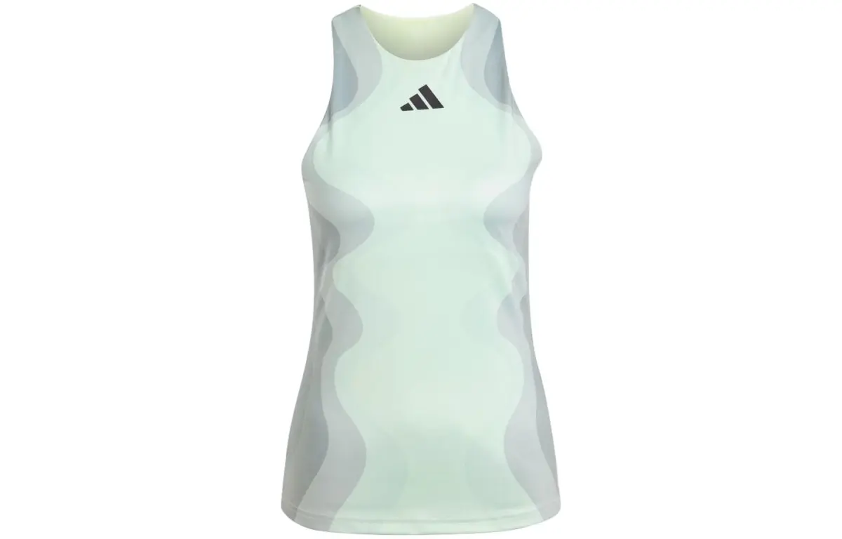 Adidas Tank Tops Women's Green Crew Neck Moderate Other