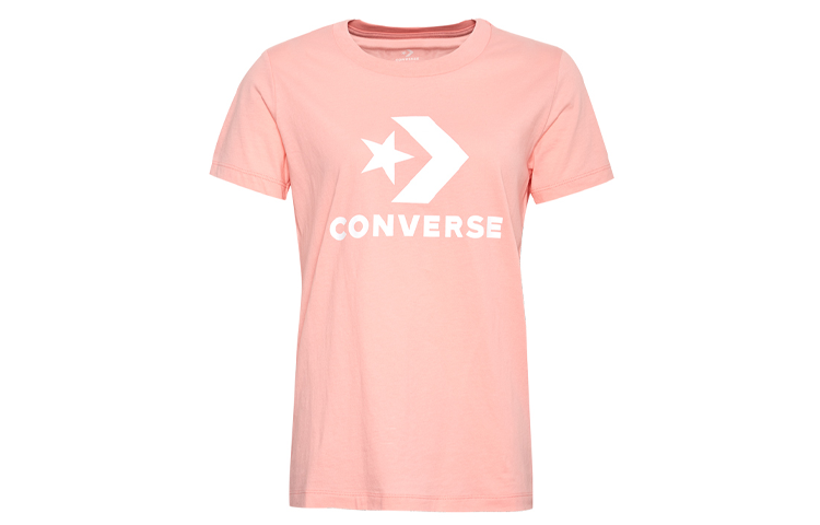 Женская футболка Converse Logo (розовая)