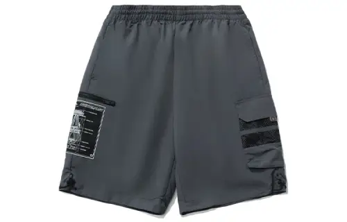 Li Ning CF Tracing Sports Shorts Men's Thunderstorm Gray Moderate