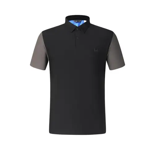 FILA Golf SS25 Polo Shirt Men's Pitch Black
