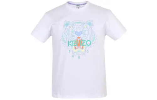 KENZO Tiger Print Short sleeved T shirt