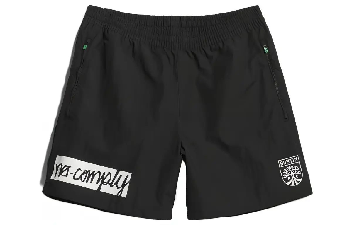 Adidas Originals NO-COMPLY X AUSTIN FC Casual Shorts Men's Black Moderate