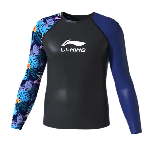 Li Ning Men's Swimwear Men's Black Blue