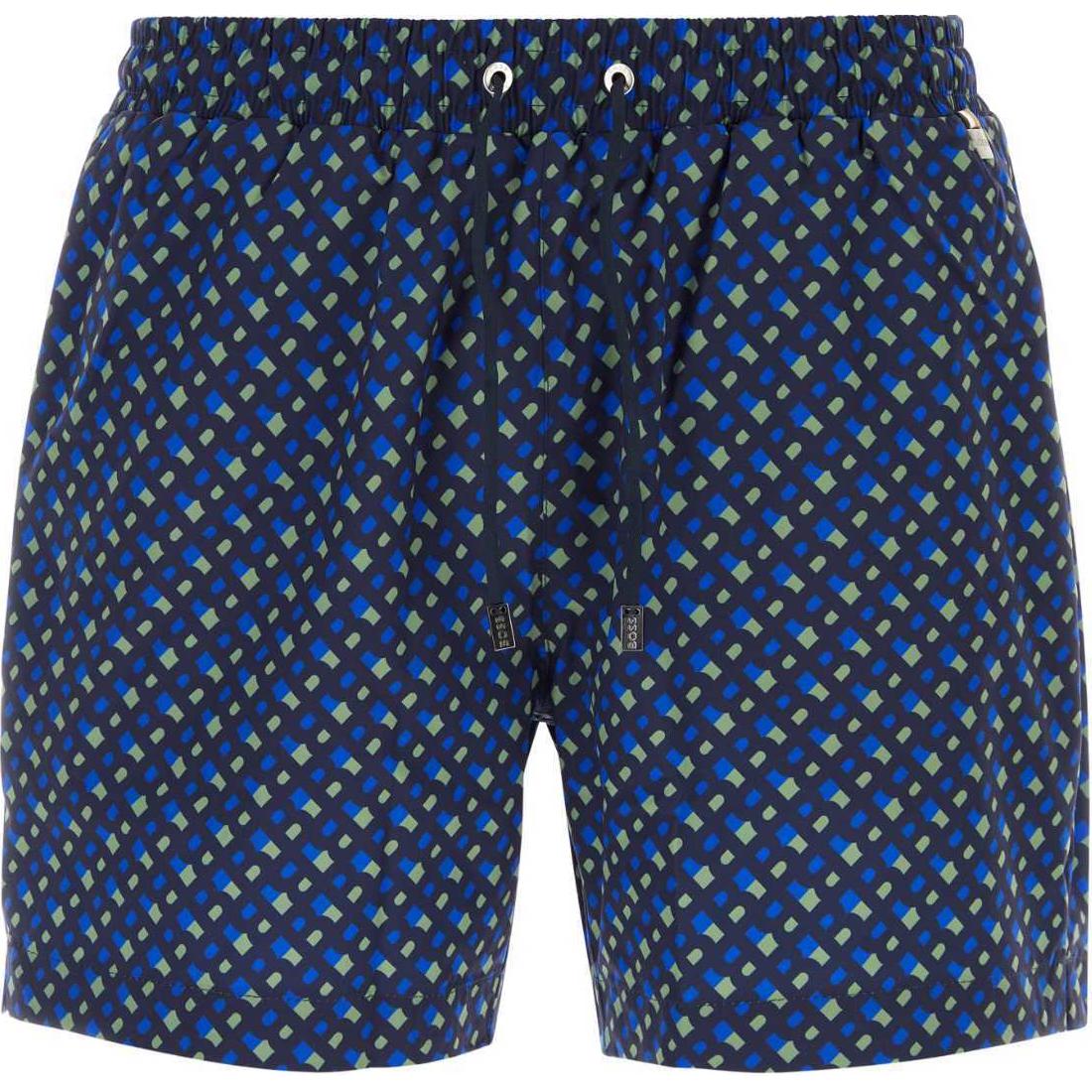 HUGO BOSS Monogram Printed Swim Shorts