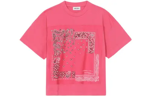 KENZO T Shirts Women's Pink Crew Neck Moderate