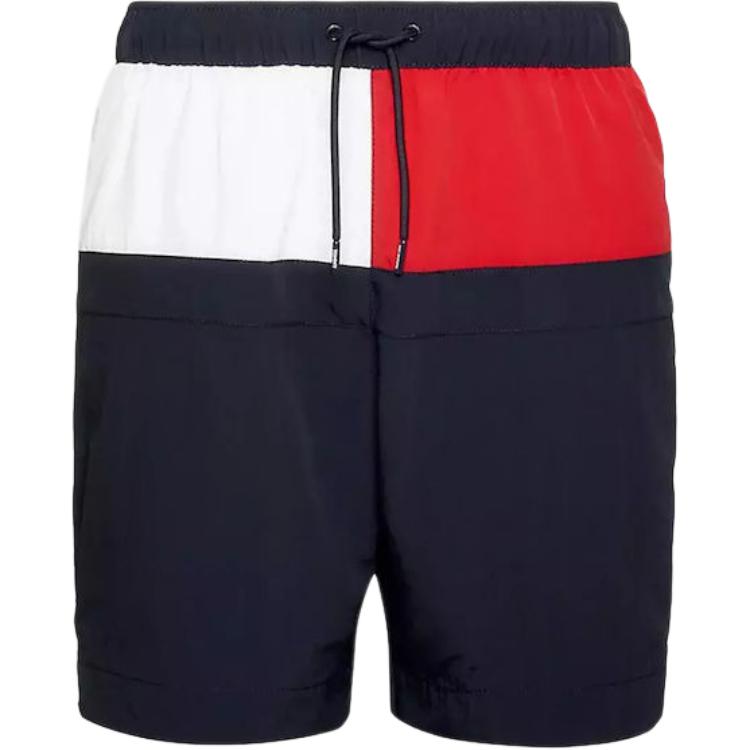 Tommy Hilfiger Beach Shorts Men’s Navy Blue Multicolor