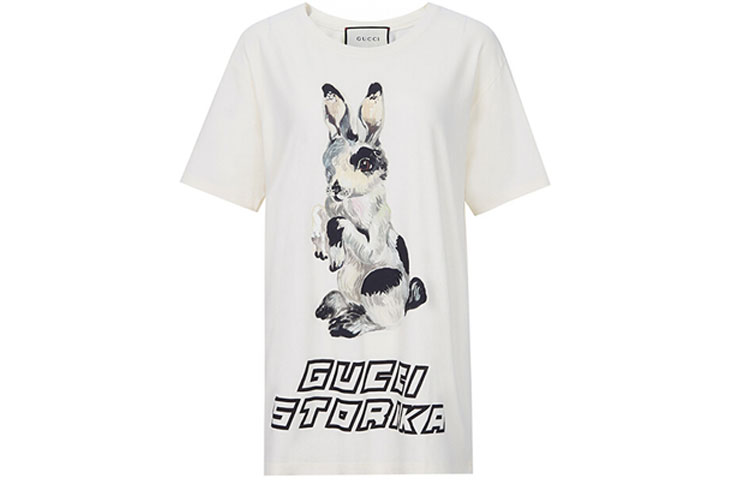 Женские футболка Gucci (бежевый)