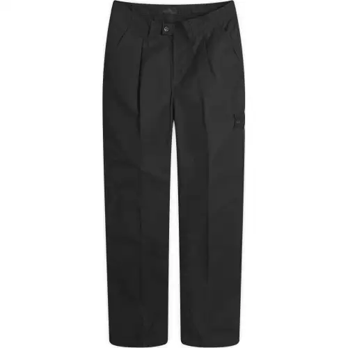 STONE ISLAND Logo Patch Straight Leg Trousers