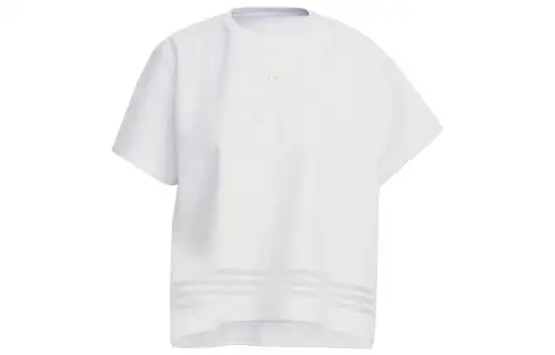 Adidas Originals T Shirts Women's White Crew Neck Moderate