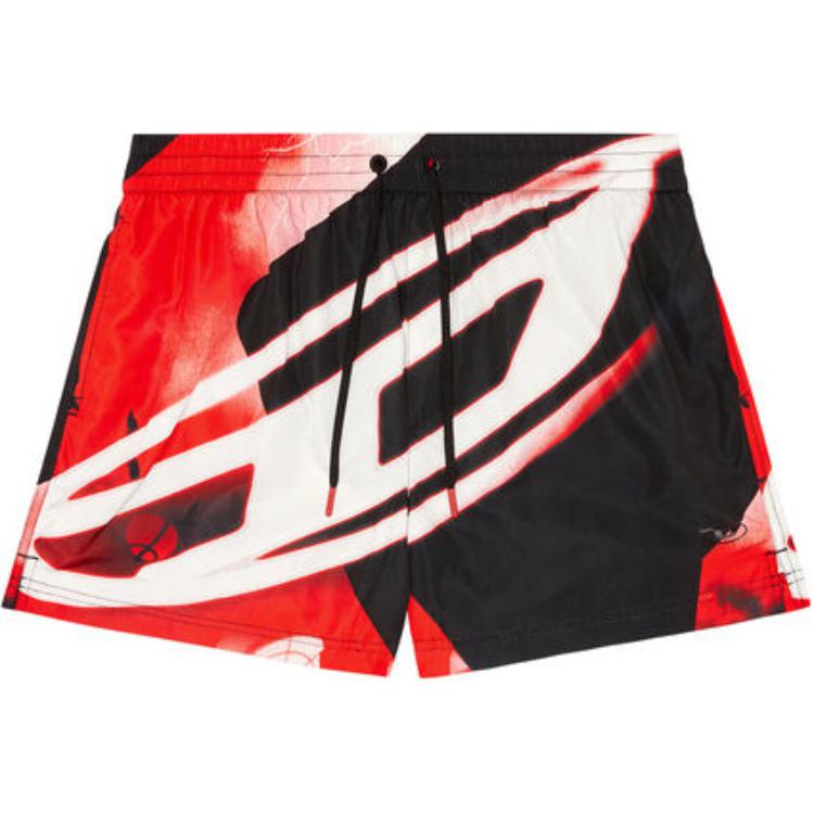 DIESEL Bmbx Ken 37 Logo print Swim Shorts