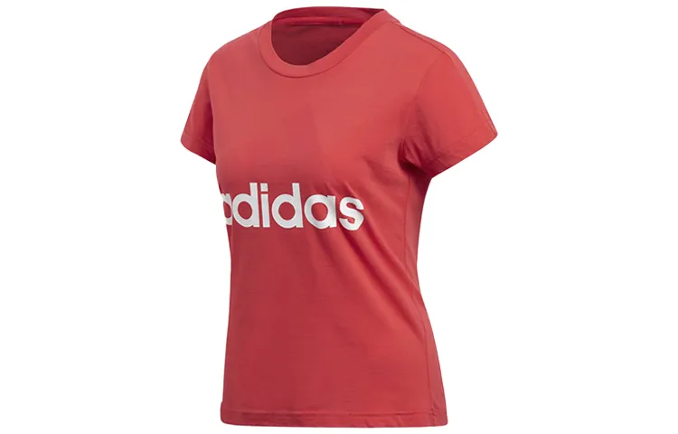 Adidas T-Shirts Women's Natural Coral Powder Crew Neck Moderate